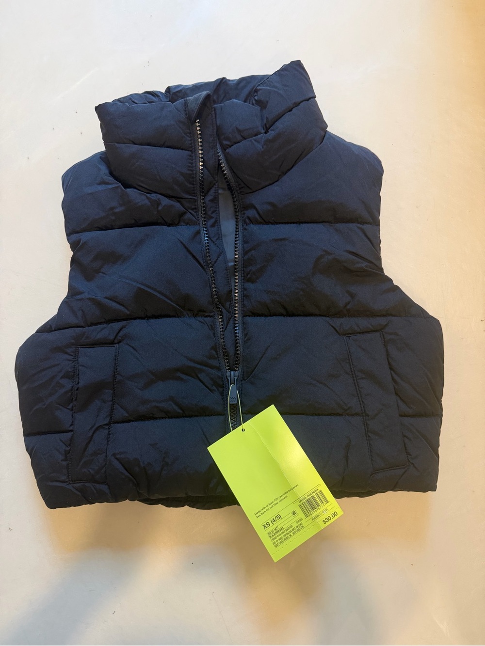 all in motion Navy Quilted Puffer Vest for Kids